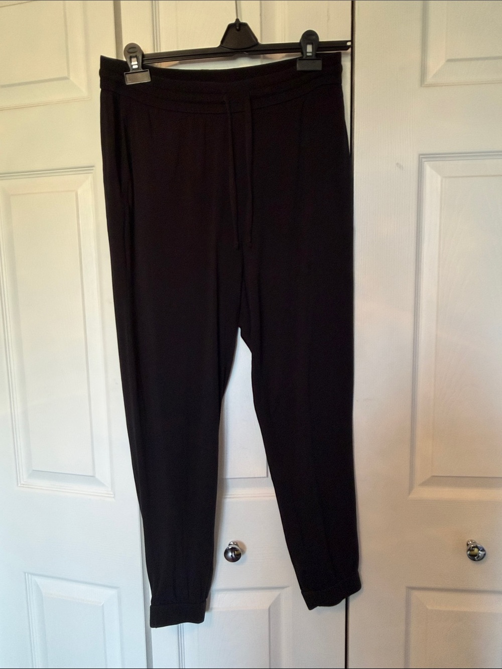 Super comfortable Eileen Fisher Black Drawstring Jogger Pants MP